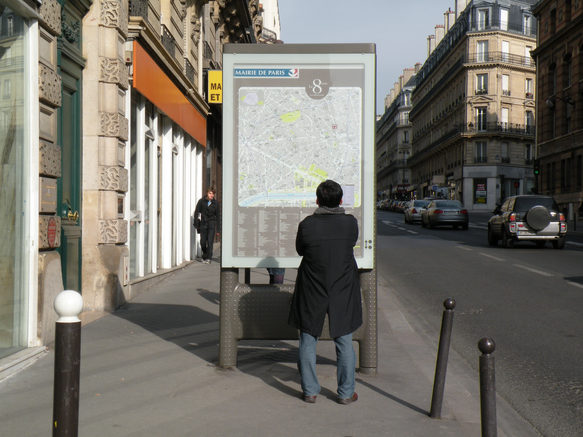  lecture du plan du 8e arrondissement de Paris